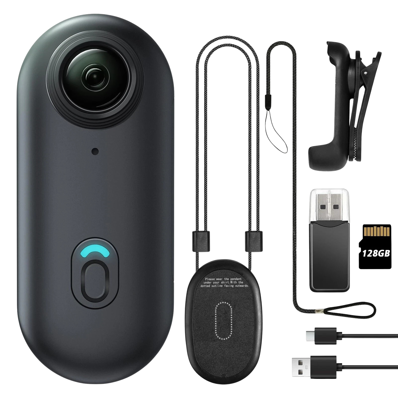 Mini Body Camera, Wearable Action Body.