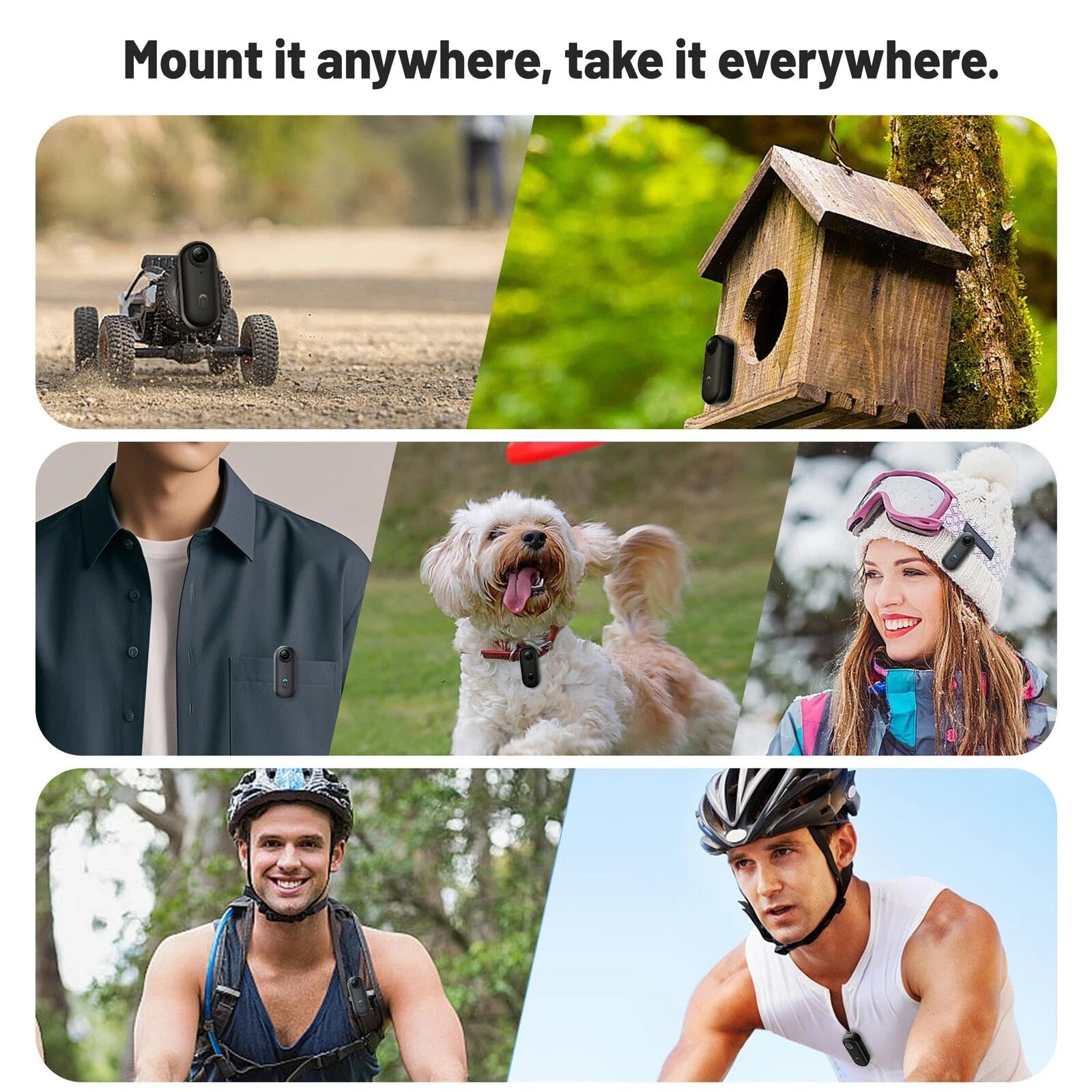 128GB FHD 1080P Mini Body Camera, Wearable Action Body Cam, Thumb Size Hands ...